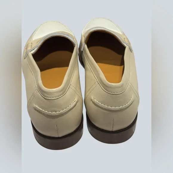 Sezane Andre Loafers Beige and Cream Size: 38 - Picture 6 of 8